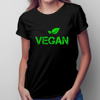 Vegan - damska koszulka na...