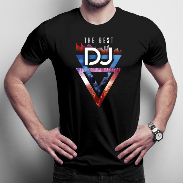 The best DJ - męska koszulka na prezent