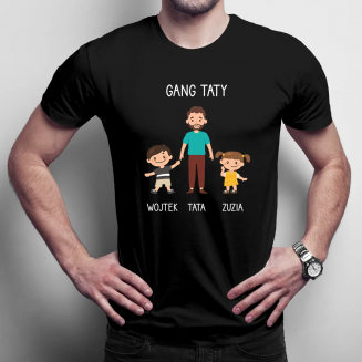 Gang taty - męska koszulka na prezent - produkt personalizowany